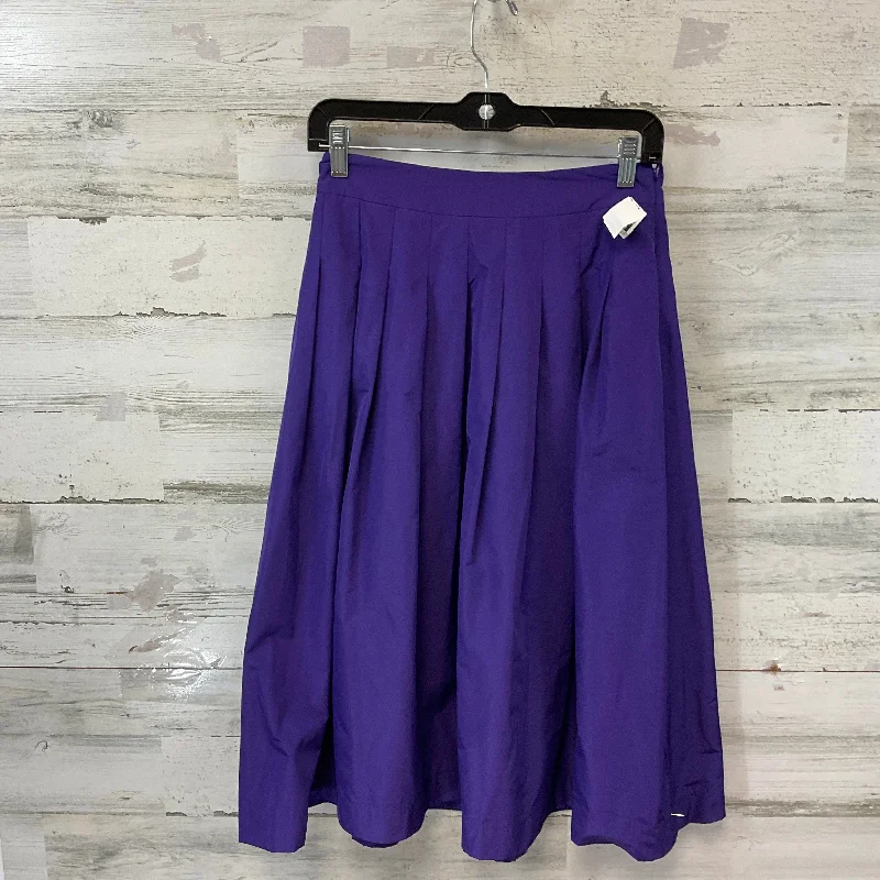 Easy Chic Skirt Midi By Talbots In Purple, Size: 2p