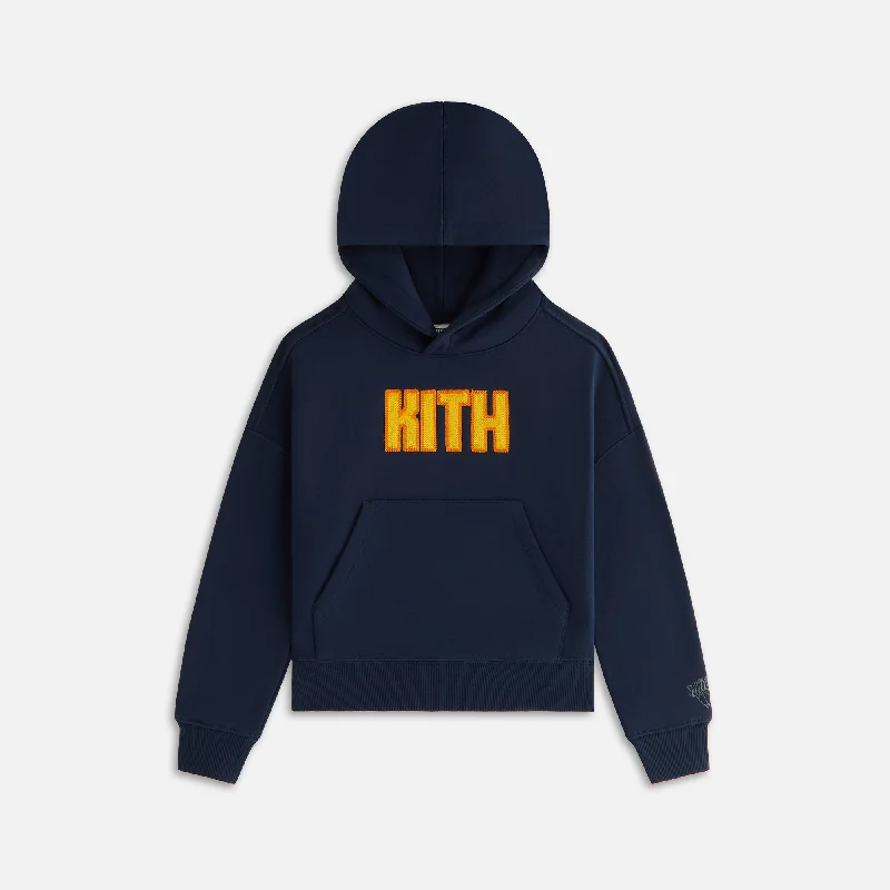 Cozy Outerwear Kith Kids for the New York Knicks Wingman Nelson Hoodie - Nocturnal