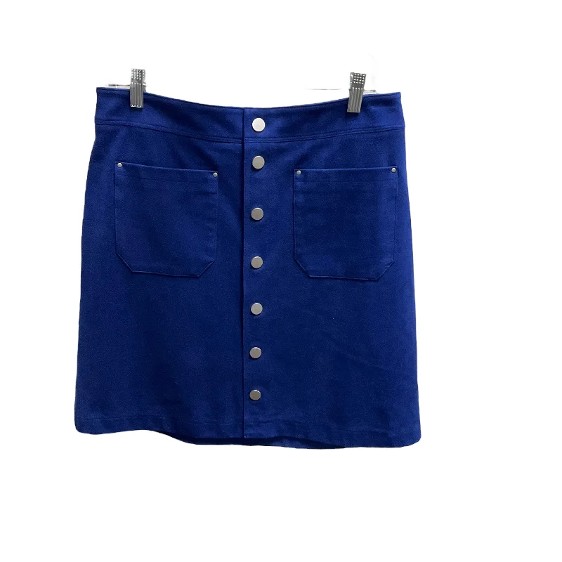 Smart Casuals Skirt Mini & Short By Inc In Blue, Size: 6