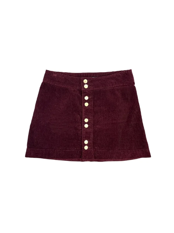 Cozy Dress Skirt Mini & Short By Abercrombie And Fitch In Red, Size: 4