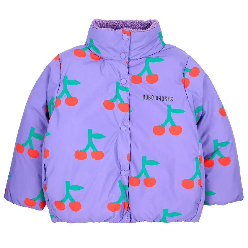 Lounge Chic Cherry AOP Anorak by Bobo Choses - Last One In Stock - 10-11 Years
