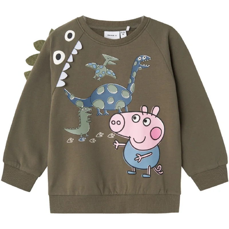 Layered Comfort Name It Tea Leaf Apo Peppa Pig Sweatshirt