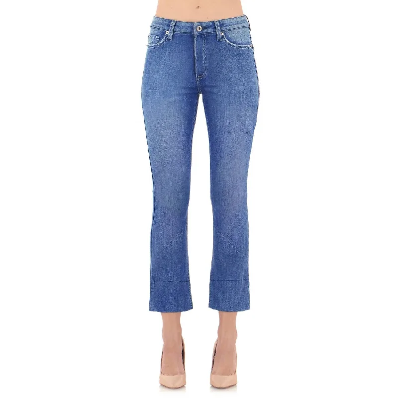 Chic Lounge Starlet Cropped Jeans In Feelin' Good