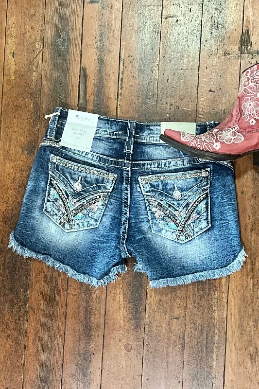 Fashionable Items Miss Me Mid-Rise Frayed Short