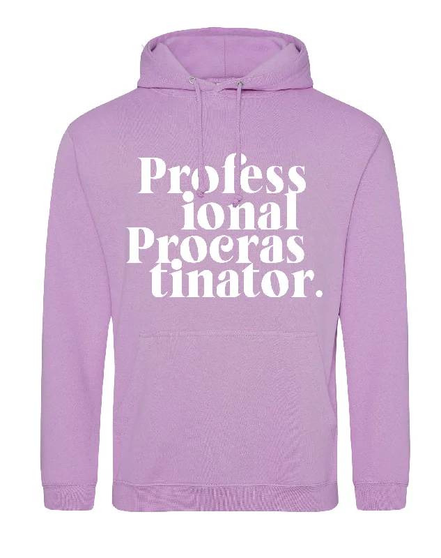 Casual Elegance Professional Procrastinator - Unisex Fit Hooded Sweater