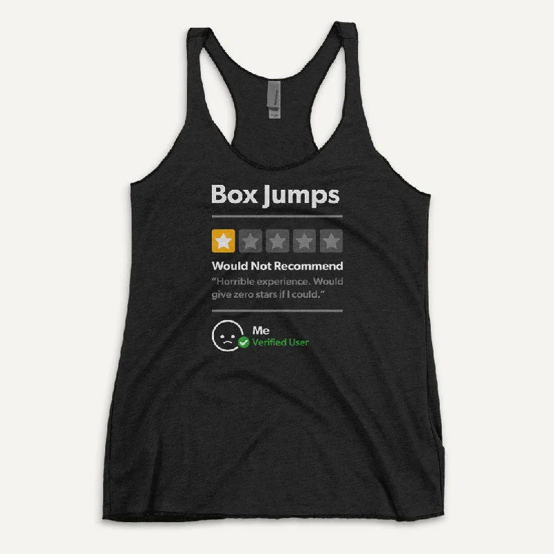 Simple Elegance Box Jumps 1 Star Would Not Recommend Women’s Tank Top