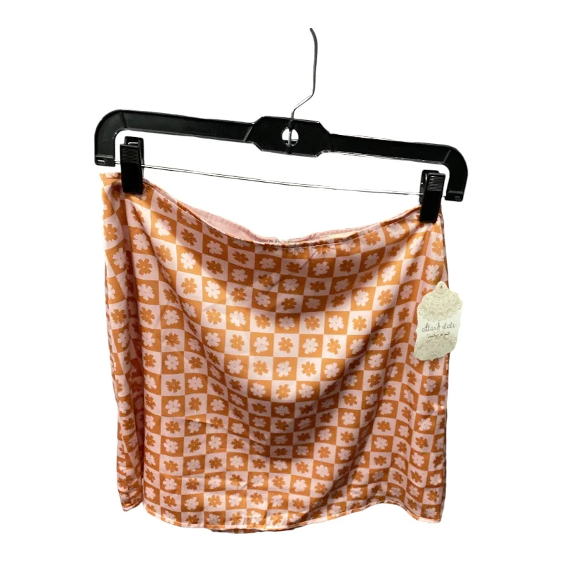 Soft Fashion Skirt Mini & Short By Altard State In Orange & Pink, Size: M