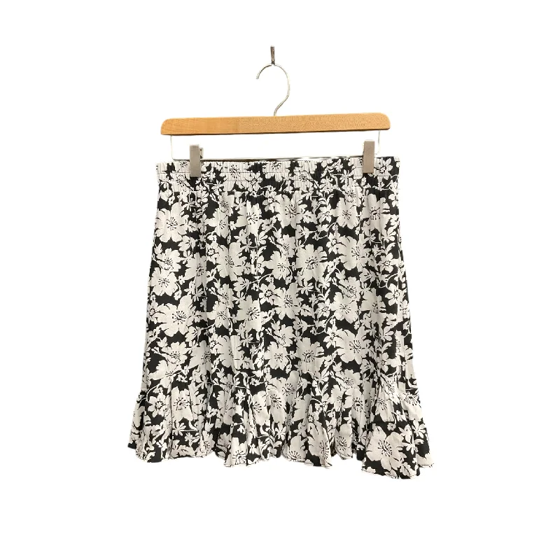 Relaxed Dresses Skirt Mini & Short By Loft In Floral Print, Size: M