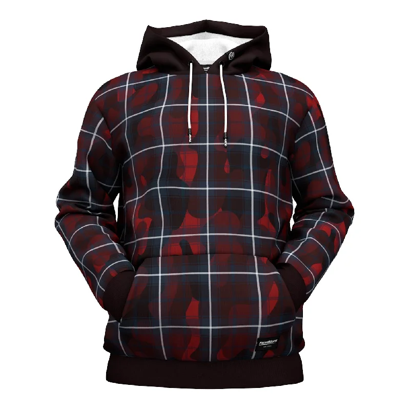 Modern Chic Camoplaid Hoodie