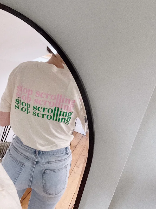 Comfy Pants Stop Scrolling - Unisex Fit T-Shirt