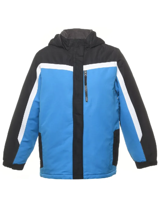 Exquisite Craftsmanship Blue Ski Jacket - L