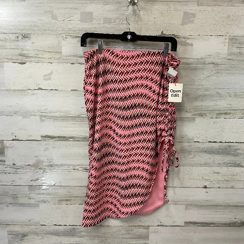 Fashion Comfort Skirt Mini & Short By Open Edit In Pink, Size: M