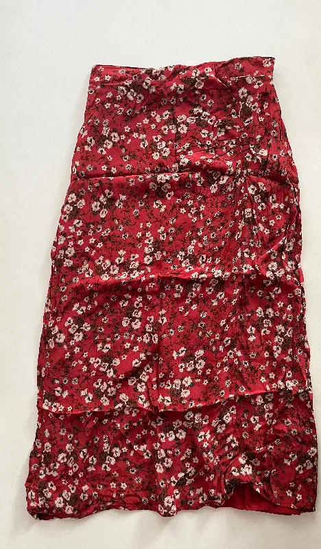 Chic Outfits Skirt Maxi By Zara In Rust, Size: M