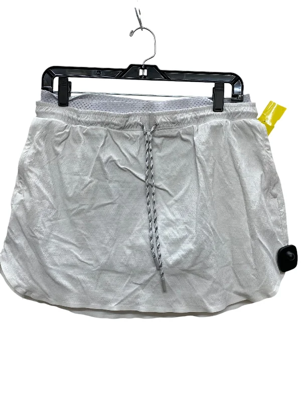 Summer Comfort Athletic Skirt By Athleta In White, Size: L