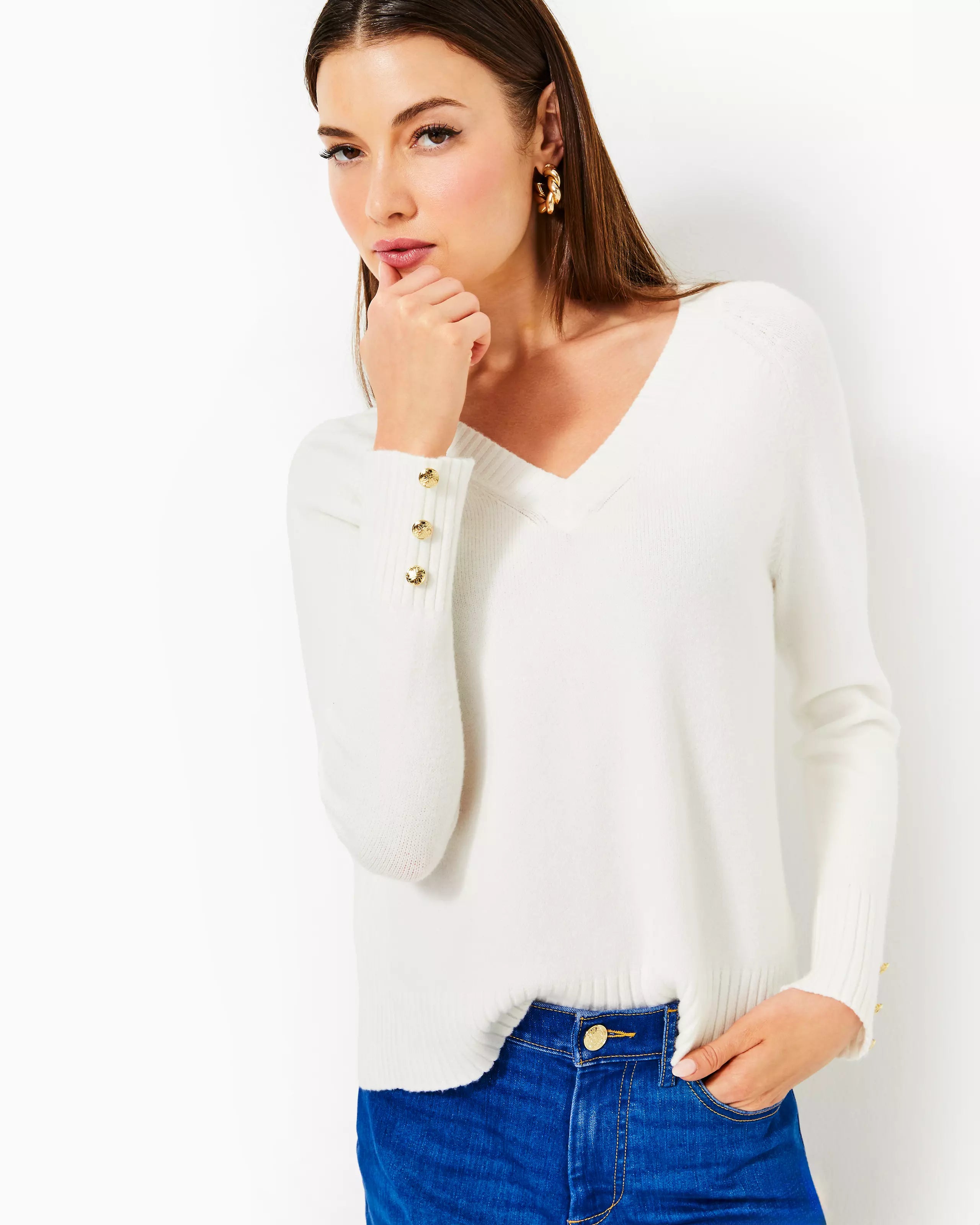 Design Must-have Lilly Pulitzer Kaycee Sweater Coconut