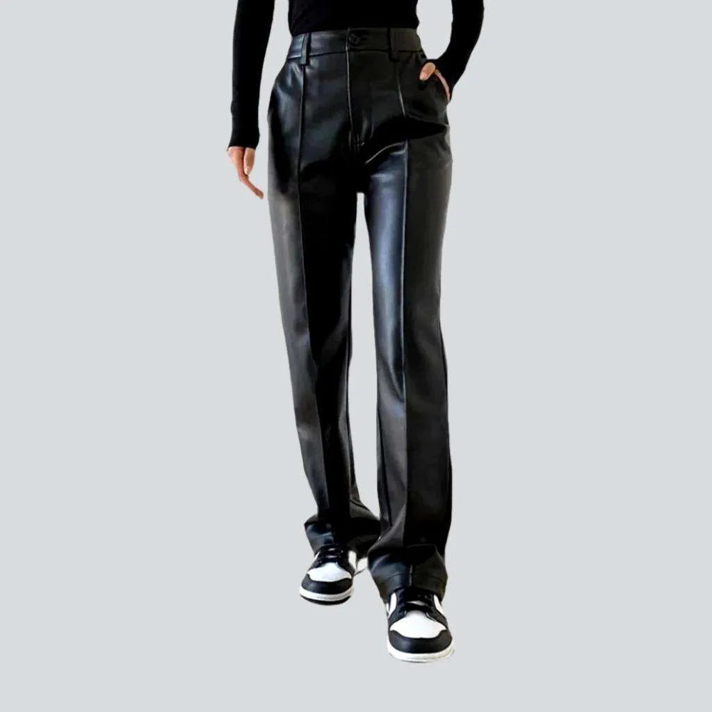 Comfy Chic Front-seams women's jeans pants