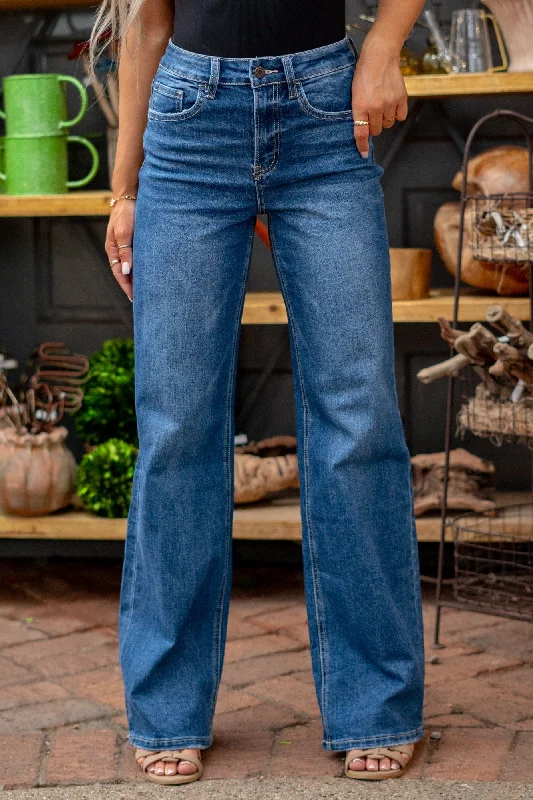 Cozy Vibes Accomplished 90's High Rise Loose Fit Jeans