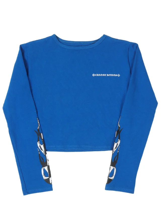 Cozy Outerwear Matty Boy Flames Crop-Top