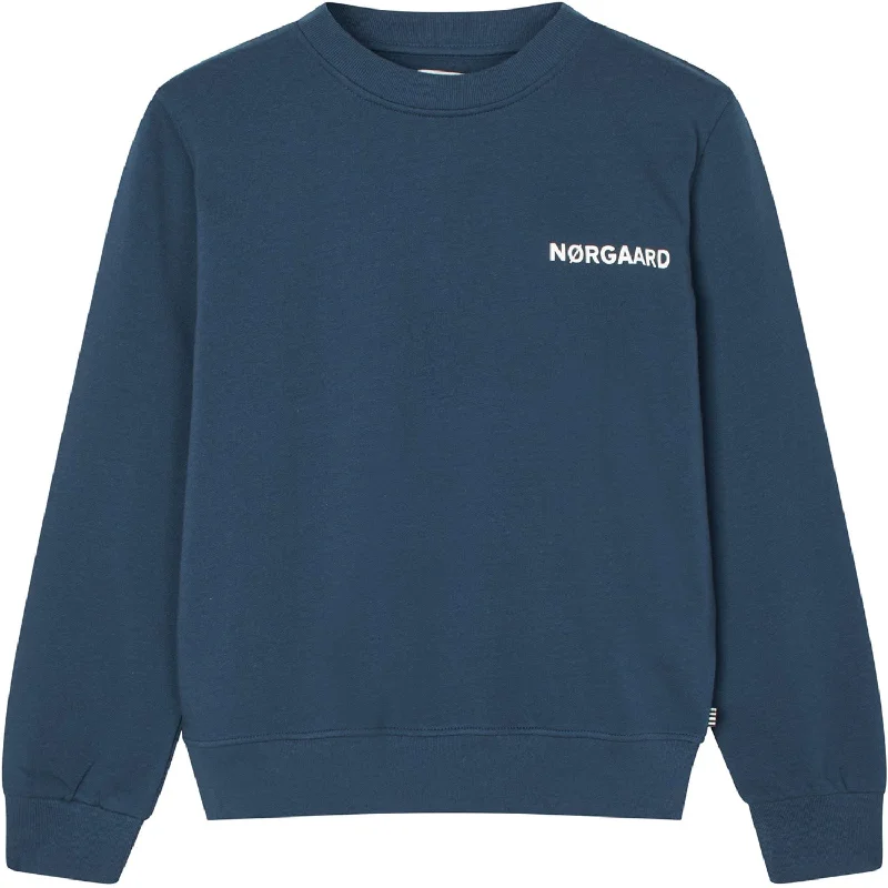 Soft Comfort Mads Nørgaard Midnight Navy Organic Sweat Solo Sweatshirt