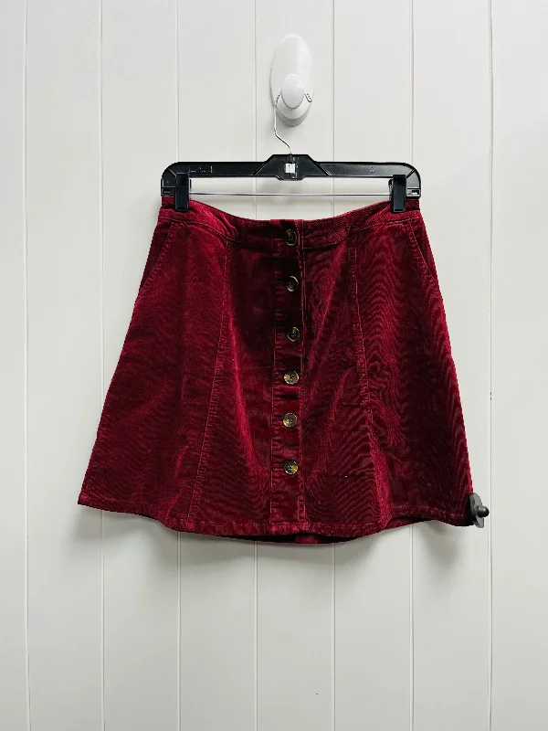 Easy Style Skirt Mini & Short By Maurices In Red, Size: 12