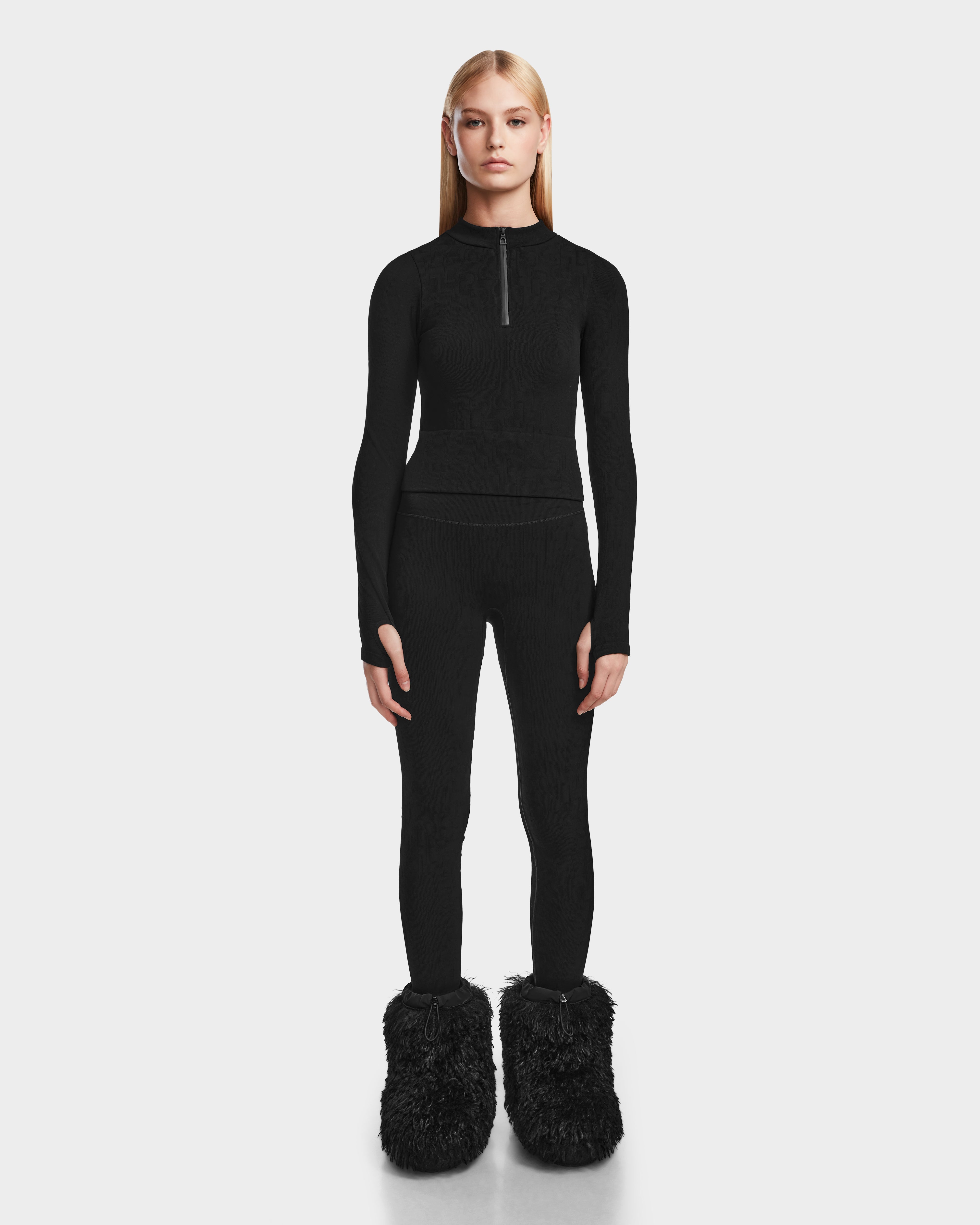 Cozy Fit MARIAN - 8524513 Monogram Print Black