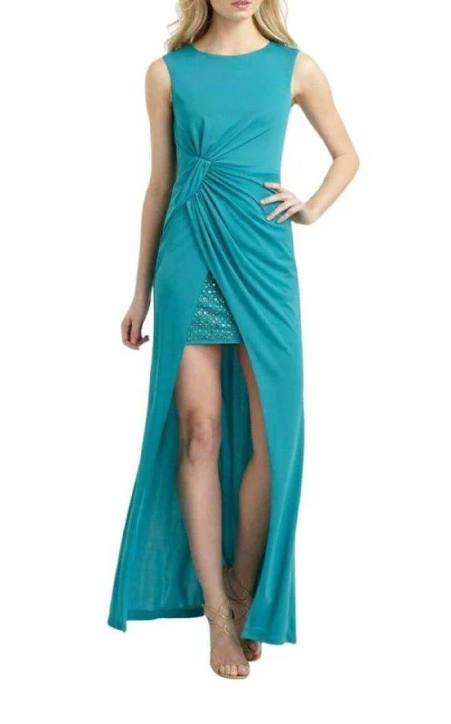 Modern Comfort Ariel Draped Long Stud Detail Gown
