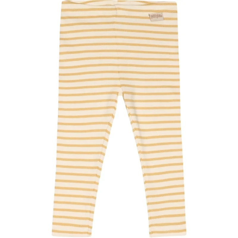Soft Fabrics Petit Piao Yellow Corn/Offwhite Modal Leggings