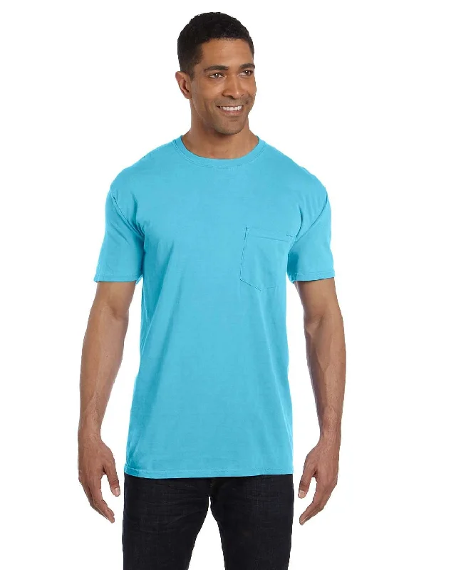 Smart Casuals Comfort Colors Garment-Dyed Pocket T-Shirt | Lagoon Blue