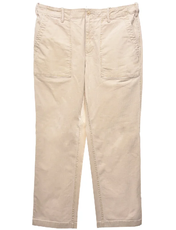 British Style Straight Leg Jeans - W35 L29