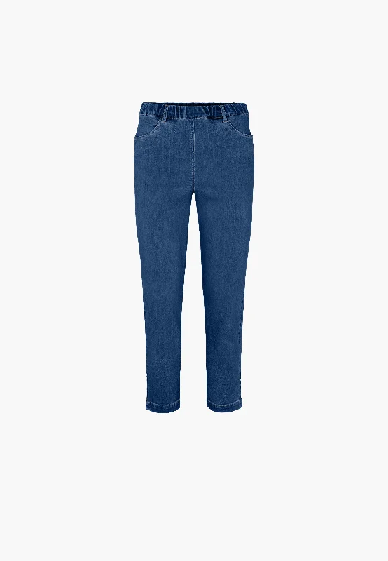 Fashion Comfort Patricia Pure Regular Crop - Blue Denim