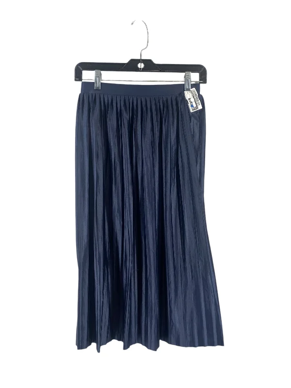 Comfortable Looks Skirt Midi By Top Shop In Navy, Size: 2