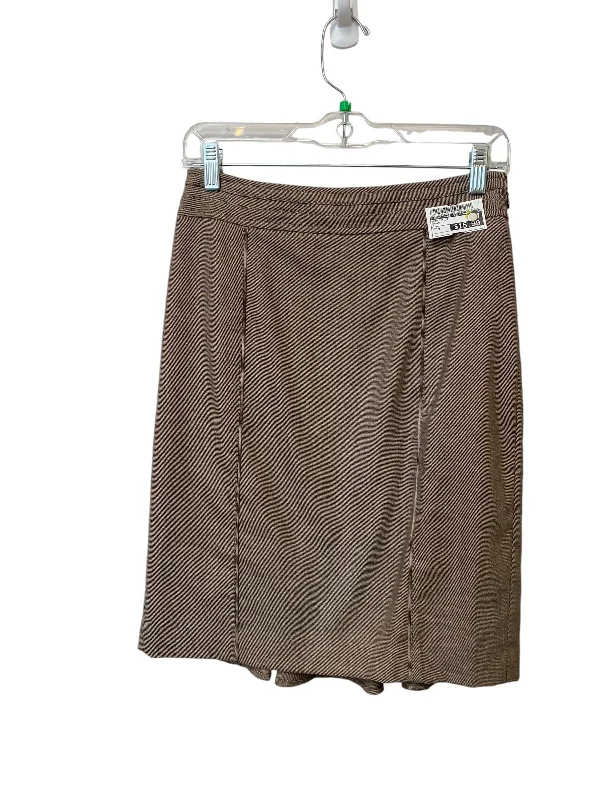 Soft Style Skirt Midi By White House Black Market In Brown, Size: 4