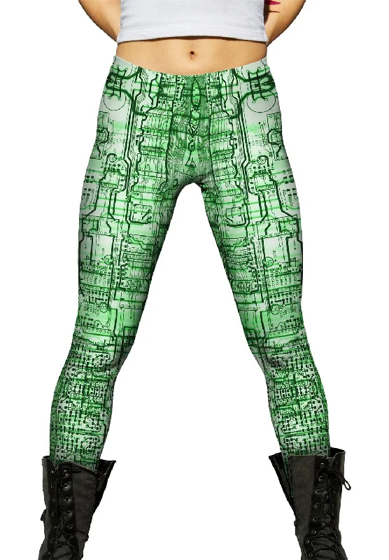 Relaxed Wear Circuit Board Green