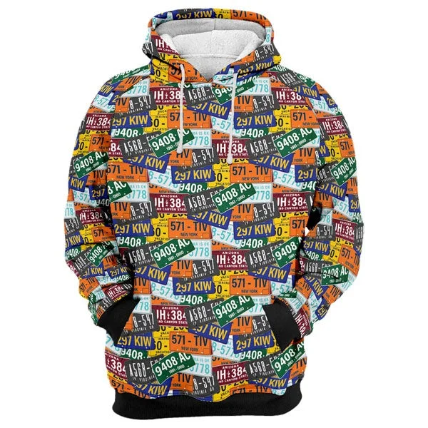 Relaxed Fit Plates Hoodie