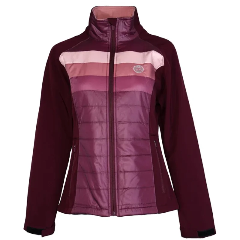 Trendy Wear Hooey Women's Softshell Maroon Jacket