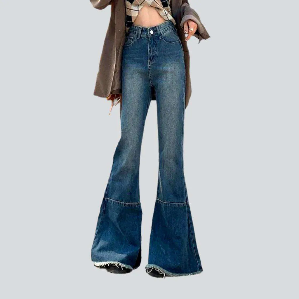 Fresh Comfort Vintage high-waist jeans
 for ladies