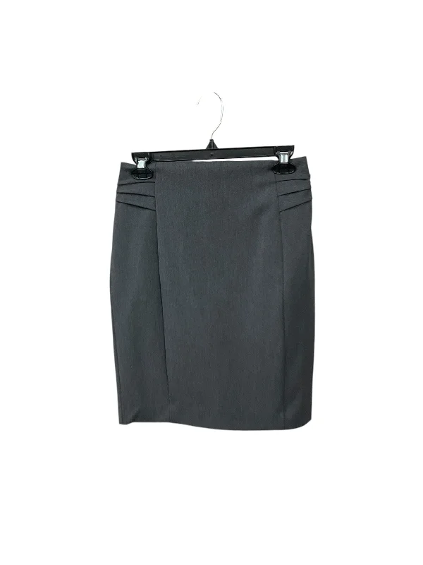 Sports Style Skirt Midi By Express In Grey, Size: S