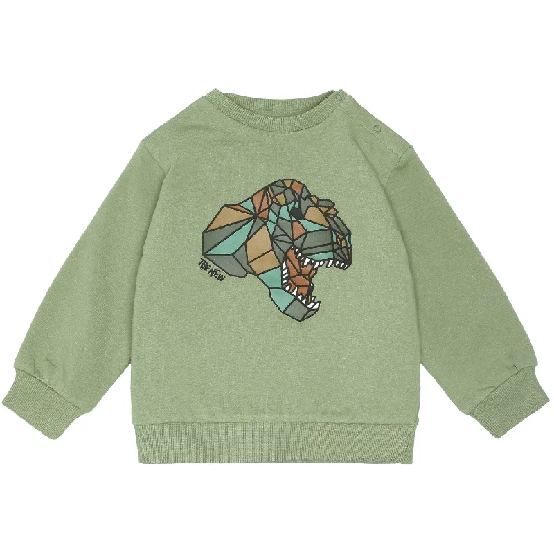 Weekend Style THE NEW Siblings Hedge Green Luigi Sweatshirt