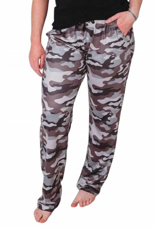 Sporty Elegance Camo Jogger In Multi