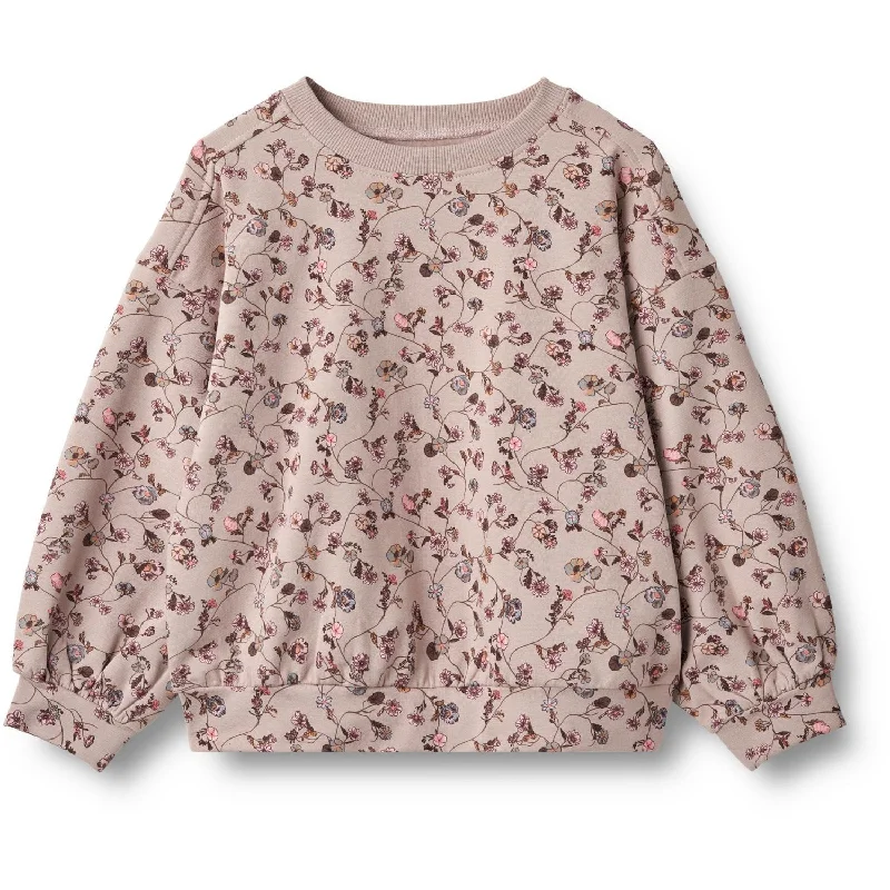 Easy Fashion Wheat Dry Rose Flower Vine Sweatshirt Lia