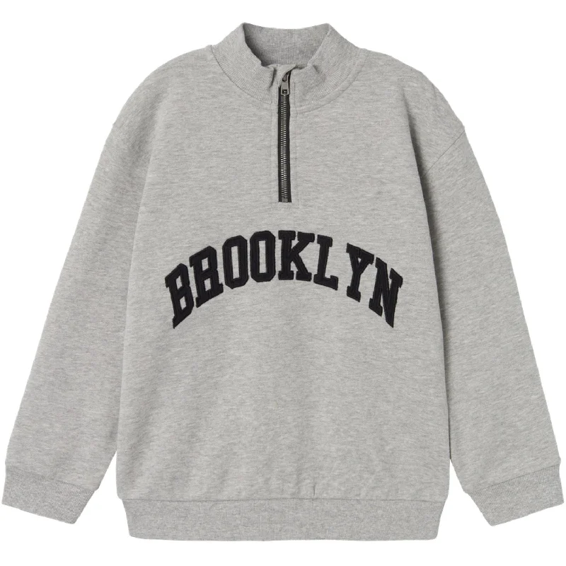 Summer Comfort Name It Grey Melange Styn Regular Sweatshirt