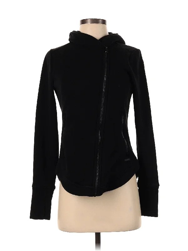 Sports Style Zip Up Hoodie