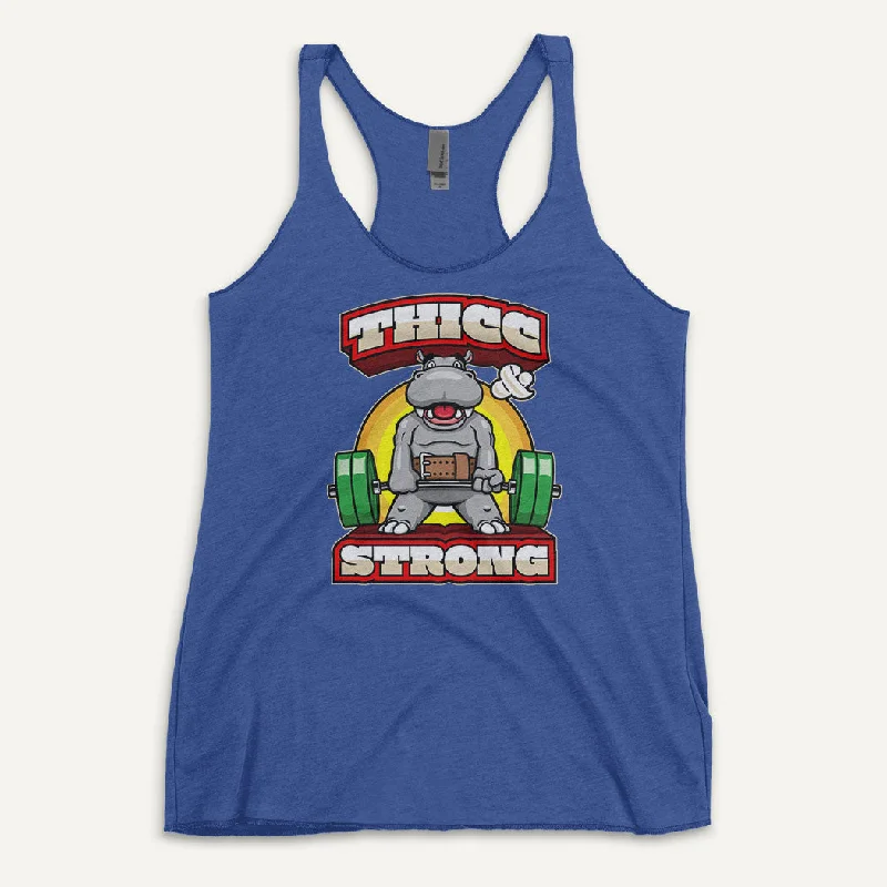 Comfortable Dresses Thicc And Strong Women’s Tank Top
