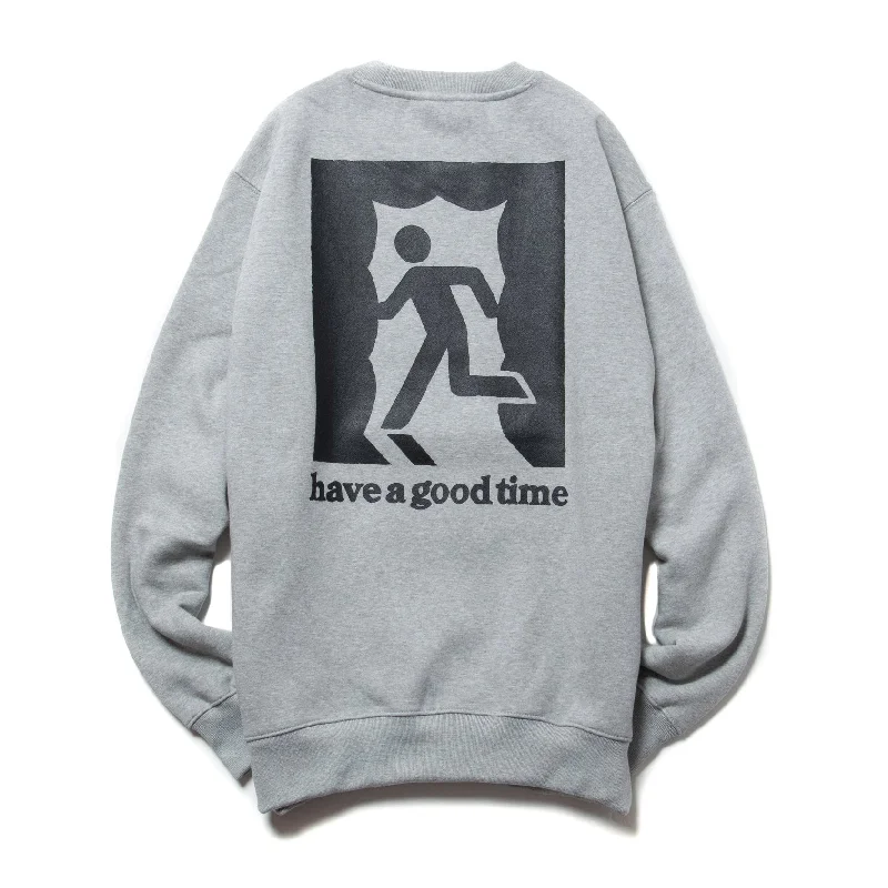 Exquisite Tailoring Escape Logo Back Print Crewneck