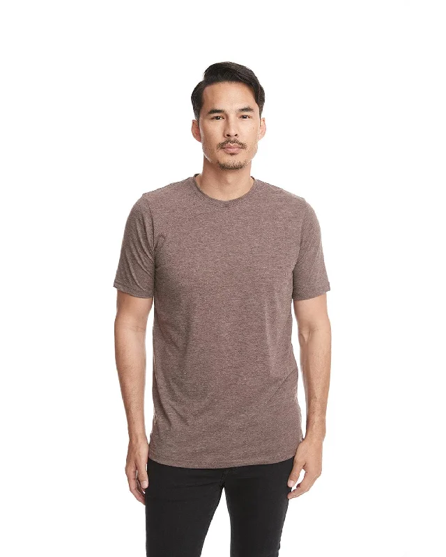 Comfortable Jackets Next Level Mens Poly/Cotton Short Sleeve Crew T-Shirt | Espresso
