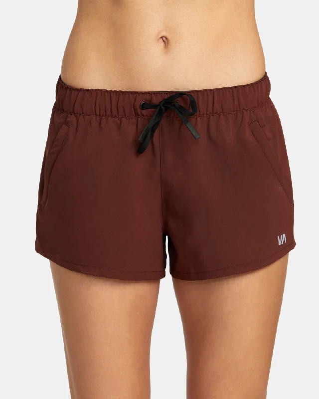 Comfortable Fashion VA Essential Low-Rise Yogger Sport Shorts - Espresso