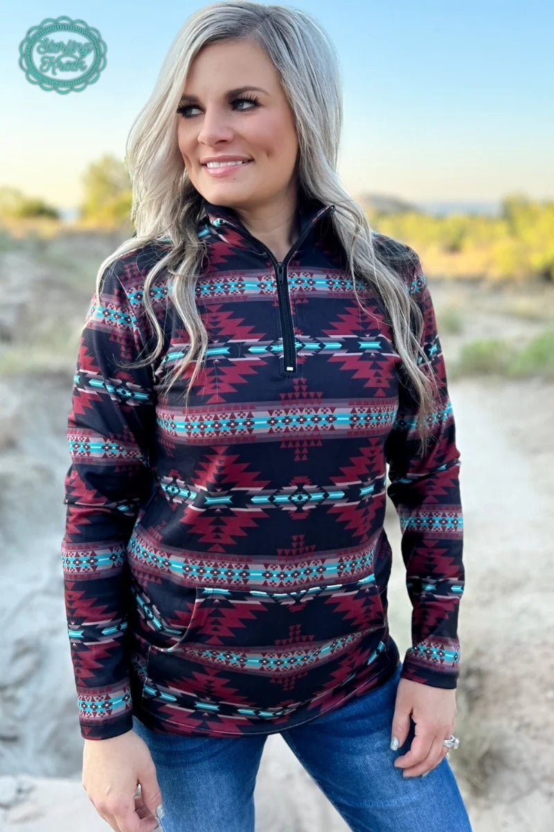 Comfortable Dresses Sterling Kreek The Crimson Valley Pullover