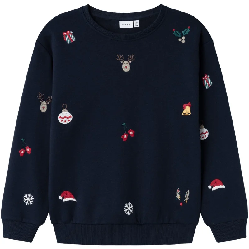 Casual Wear Name It Dark Sapphire Rkringle Regular Sweatshirt