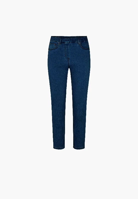 Cozy Sweaters Hannah Regular - Extra Short Length - Dark Blue Denim