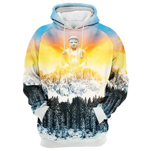 Luxe Comfort Sunrise Buddha Hoodie